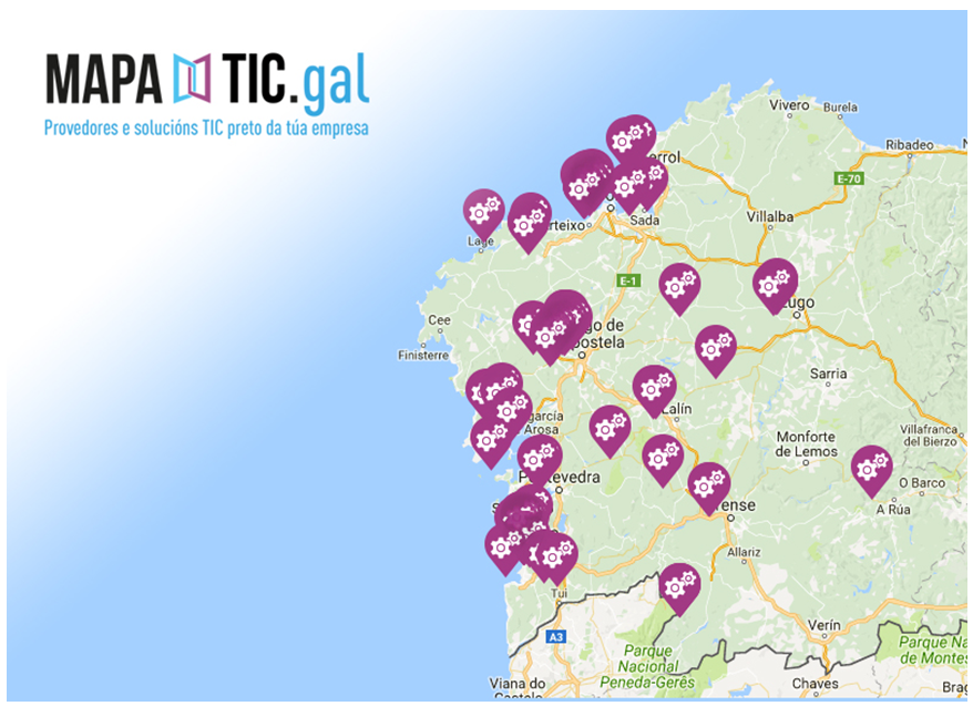 Mapa de Capacidades Tecnolóxicas de Galicia.